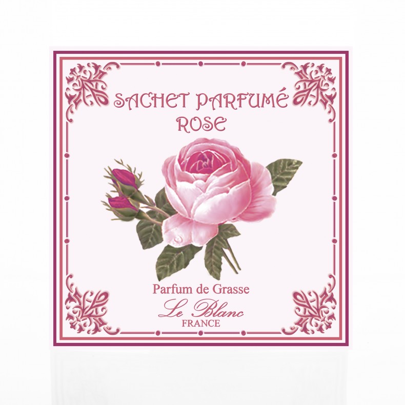 Sachet Parfumé Rose de Mai Vintage - La Savonnerie de Nyons