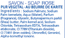 Savon Rose Boîte Métal 100g ANGE B de Bouguereau