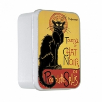 Tin Box 100g Soap CHAT NOIR Rose